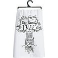 thumbnail image 2 of Primitives by Kathy 26945 Lol Cotton Dish Towel, My Family Tree, 2 of 2