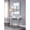 Silver, variant on Silver Mirrored Console Table | Improves Light and Space in Rooms | Built with MDF and Wood | Eye - Catching Faux Crystal Details