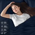 thumbnail image 3 of King Bed Sheet Set Piece Bedding Soft Brushed Microfiber Fabric Shrinkage & Fade Easy Care (), 3 of 7