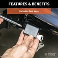 thumbnail image 6 of CURT 23020 Trailer Hitch Lock, 1/2-Inch Pin Diameter, Fits 1-1/4-Inch Receiver, 6 of 6