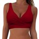 thumbnail image 2 of Trajes de baño para mujer, Trajes de baño para mujer, Traje de baño liso sin mangas para mujer, Traje de baño con relleno y efecto push-up, Blusa de traje de baño para mujer, 2 of 5