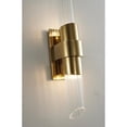 thumbnail image 4 of Design Living 2-Light H23.6-In Gold Stainless Steel Wall Sconce With Clear Glass Shades, 4 of 5