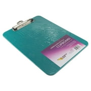 Baumgartens Unbreakable Recycled Clipboard 1/4" Capacity 8 1/2 x 11 Green 61626