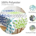 thumbnail image 3 of 60x84inches Abstract Dahlia Flower Table Cloth Modern Geometric Floral Tablecloth Stain Resistant Wrinkle Free Table Cover for Dining Room Kitchen Indoor Outdoor Picnic Party Decorations, 3 of 7