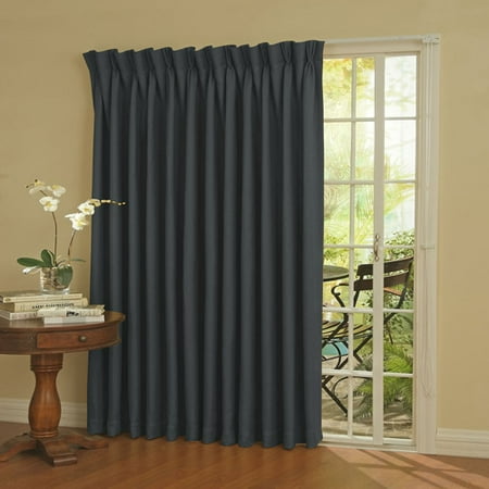 Eclipse Thermal Blackout Patio Door Curtain Panel Walmart Com