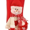 thumbnail image 2 of Bolsa de dulces de Navidad Bolsa de regalo sorpresa linda Decoración de árbol de Navidad de felpa (Muñeco de nieve), 2 of 3