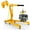 Yellow(with Engine Hoist ), variant on LINJI 4400 LBS Heavy Duty Engine Hoist 2 Ton Engine Hoist, 6 Swivel Casters 4 Position Boom, with Leveler, Boat Motors, Automotive Repair