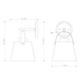 thumbnail image 2 of Z-Lite 1 Light Wall Sconce, 2 of 8