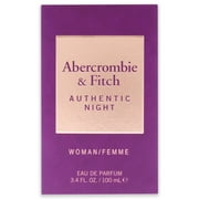 Abercrombie and Fitch Authentic Night, 3.4 oz EDP Spray
