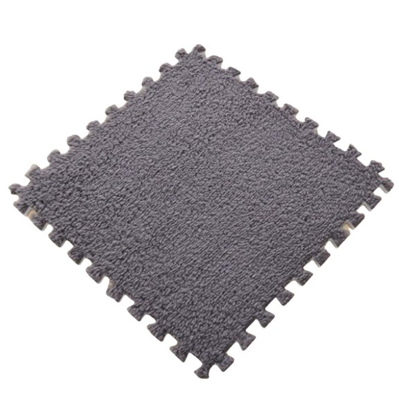 Antqov Foam Puzzle Floor Mat, Soft Fuzzy Non-Slip Square Foam Floor Tiles, Area Rugs Carpet Foam Flooring for Living Room Bedroom Decoration