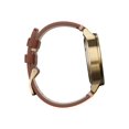 thumbnail image 4 of Garmin v��vomove Premium - Gold-tone steel - activity tracker with band - leather - brown - Bluetooth, ANT+/ANT - 2.36 oz - gold, 4 of 5