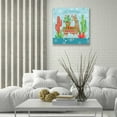 thumbnail image 5 of Epic Art 'Lovely Llamas Christmas III' by Mary Urban, Acrylic Glass Wall Art, 24"x24", 5 of 5