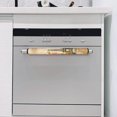 thumbnail image 4 of NETILGEN Torre Eiffel Rose Retro Refrigerator Door Handle Covers Set of 2,Non-Slip Kitchen Applience Protector for Fridge Oven Dishwasher,Keep Home Kitchen Clean from Smudges Fingerprints, 4 of 6