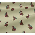 thumbnail image 5 of oneOone Georgette Viscose Fabric Leaves & Floral Block Decor Fabric Printed BTY 42 Inch Wide, 5 of 5