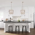thumbnail image 6 of Millennium Lighting  Tracy 4 Light Pendant Fixture in Multiple Finishes 21 Inch - Painted Modern Gold, 6 of 8
