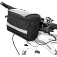 thumbnail image 1 of Sac de Guidon de Vélo Panier de Vélo Isolation Thermique Sac avant de Bicyclette Sacs de Rangement pour Cadre Résistant à l'Eau avec Sangle Réfléchissante, 1 of 8