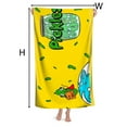 thumbnail image 2 of Funny Pickle Gifts Beach Towel for Women Girl Birthday Inspired Fan Bath Outdoor Music Lover, 2 of 6