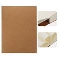 thumbnail image 1 of OUNONA Blank Sketch Book Pad Beige Travel Friendly Hardbound for Pencil Pastel Art, 1 of 8