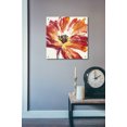 thumbnail image 3 of Epic Art 'Fleur Rouge I' by Tim O'Toole, Acrylic Glass Wall Art, 24"x24", 3 of 5