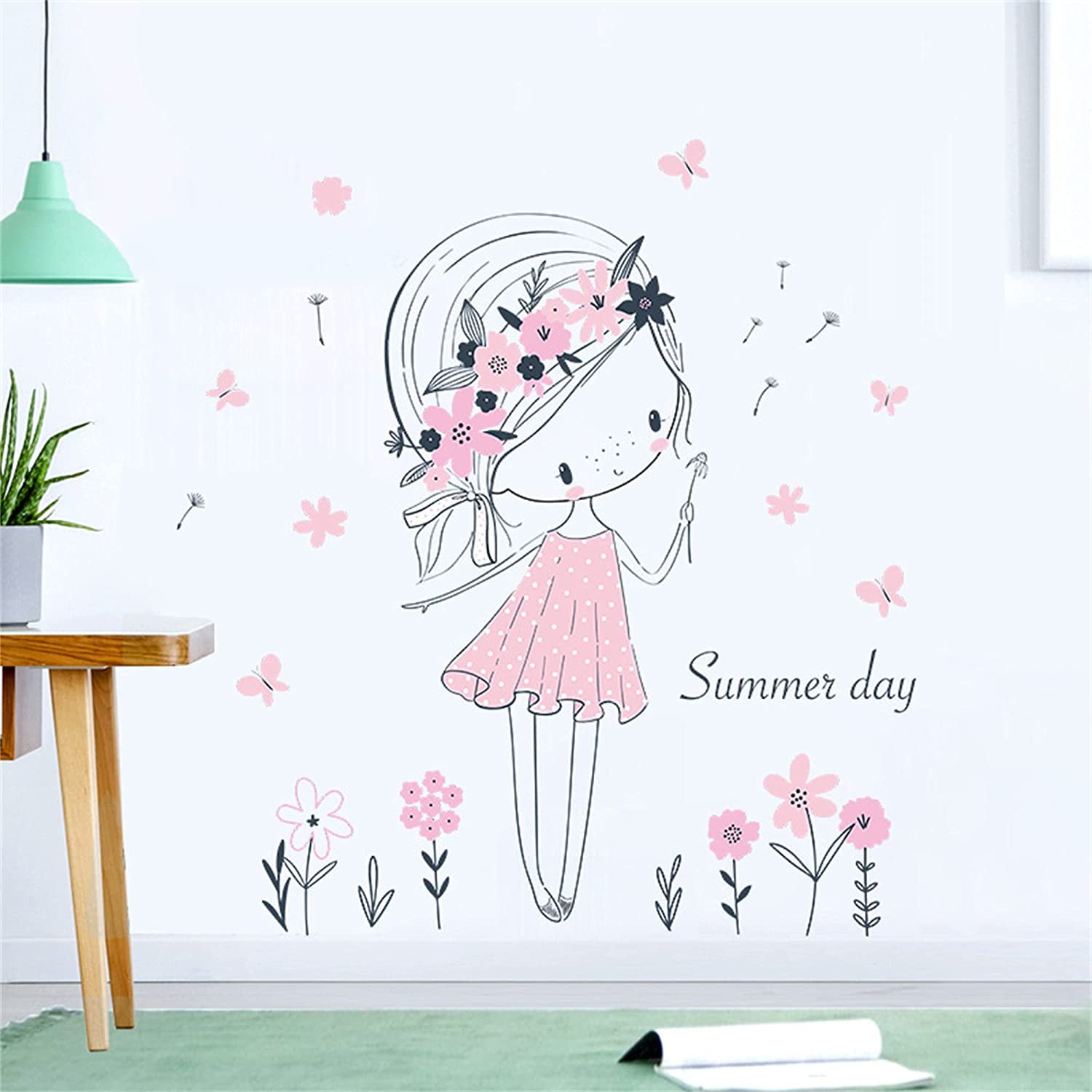 Cute Lovely Home Decor Wall Sticker Removable Living Room Bedroom Decoration
