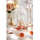 thumbnail image 4 of Pétalos de rosa de seda artificial Serwalin, 300 unidades, mezcla de naranja, 4 of 7
