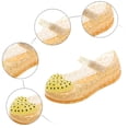 thumbnail image 6 of KPOPLK Toddler Shoes Baby Girls Cute Jelly Hollow Out Non-slip Soft Sole Beach Sandals Toddler Sandals Wonder2-12 Years Size 11.5,Gold, 6 of 9