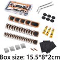 thumbnail image 2 of 2x Rubber Repair Kit Bike Inner Tube Repair Vehicle Storage Box Spare Mountain Bike, 2 of 5