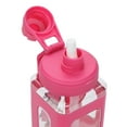 thumbnail image 6 of Disney Minnie Mouse Looking And Laughing 24 Oz Pink Square Plastic Water Bottle, 6 of 7