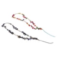 thumbnail image 3 of 2pcs Gravel and Pearl Beaded Hanging Rope Phone Rope Phone Decoration Rope Phone Decor, 3 of 8