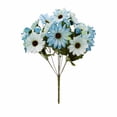 thumbnail image 1 of Ramo de flores artificiales Jumpingount de tela de seda color azul 45 cm, 1 of 6
