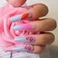 thumbnail image 2 of Xihbxyly 24 Parches para Uñas Postizas, Productos para Uñas Usables, Pegamento Removible de 1 Ml, 2 of 3