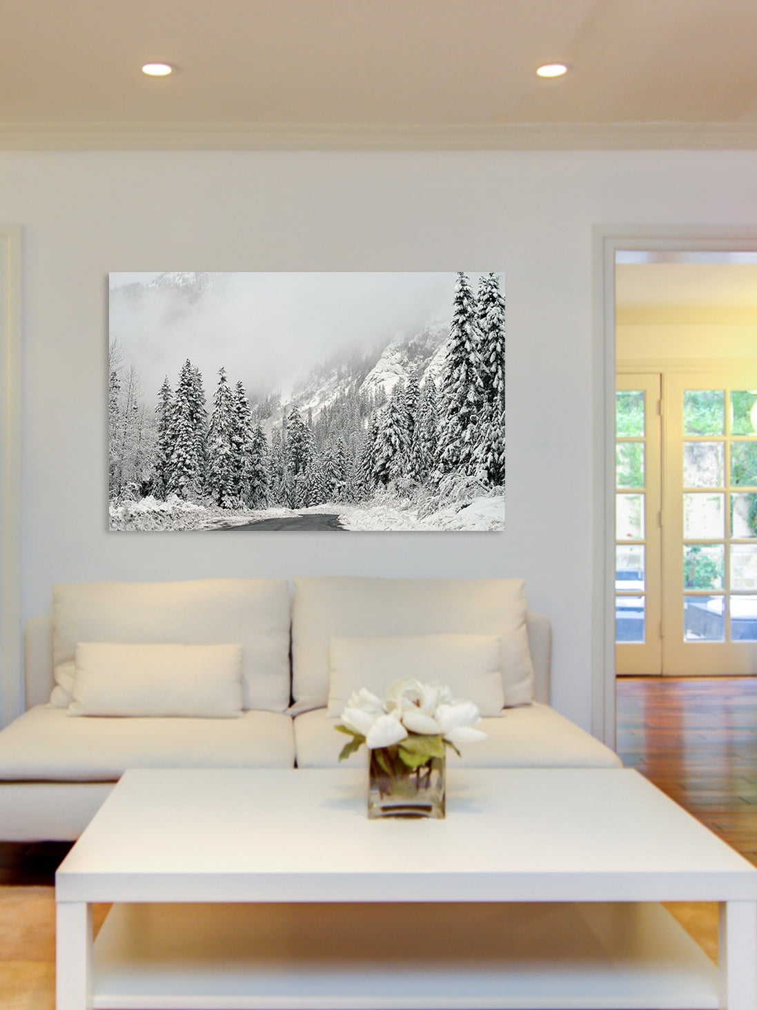 "Winter Wonderland" Painting Print on Wrapped Canvas