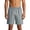 Gray, variant on fatyb Mens Casual Shorts Elastic Waist Drawstring Waterproof Summer Beach Shorts with Zipper Pockets