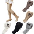 thumbnail image 2 of Liyamei Girls Knitted Leggings with Bow Design for Spring Autumn Casual Wear Size 0-8 Years, 2 of 6