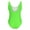Green, variant on Odeerbi Swimsuit Women One Piece Swimsuits Wrinkled Cloth Wave Fluorescent Color 2025 Fashion Yellow