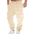 thumbnail image 1 of Zszcpp Jogging Pants For Men Basic Solid Baggy Leisure Long Sports Suitable Jacquard Cool Trousers Casual Trouser, 1 of 3