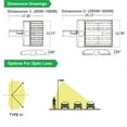 thumbnail image 3 of Chiuer 200W LED Streetlights with Slip Fit 5000K 100-277V 26000LM Dimmable, 3 of 5
