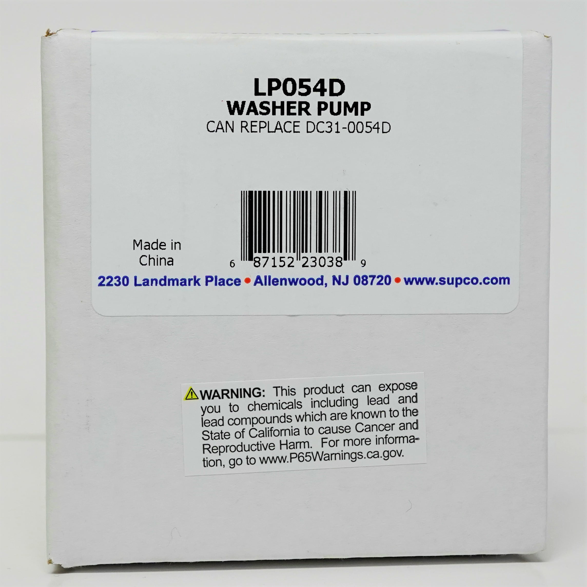 LP054D, Clothes Washer Drain Pump for Samsung, AP5583541, PS4204640, DC31-00054D