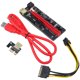 thumbnail image 1 of FOMIYES 1Jgo Cable De Expansión Rojo Para GPU Compatible Con Laptop Uso Doméstico, 1 of 6