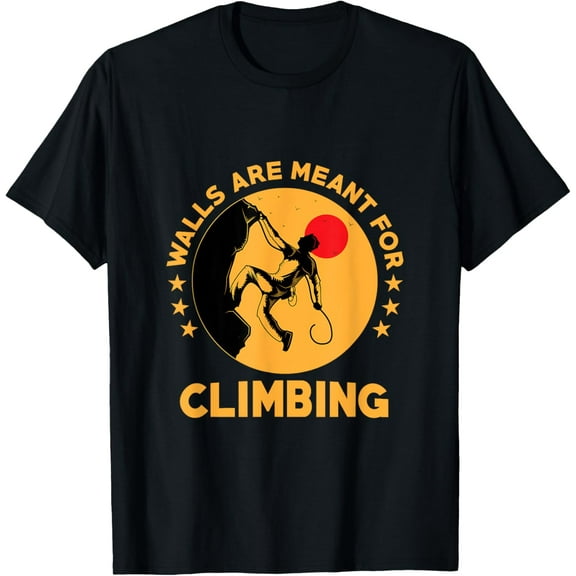 Funny Rock Climbing For Men Women Mountain Indoor Bouldering Funny Creative Graphic T-Shirt