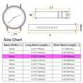 thumbnail image 2 of Uxcell Silicone Watch Band Quick Release Soft Rubber Watch Strap Red/Black 16mm, 2 of 7