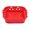 Red Square, variant on Queroig Foldable Round/Square Air Fryer Liner Basket 8.5 Inch Air Fryer Silicone Pot Reusable Baking Tray Accessories for 3.6-6.8 QT Oven Microwave