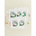 thumbnail image 3 of BemeyourBBs Toddler Baby Girl Boy Birthday T-Shirt 1st 2nd 3rd 4th 5th Years Old Birthday Outfit Summer Clothes Casual Loose Fit Lawnmower Letter Print Short Sleeve Shirt Pullover Tee Tops, 3 of 9