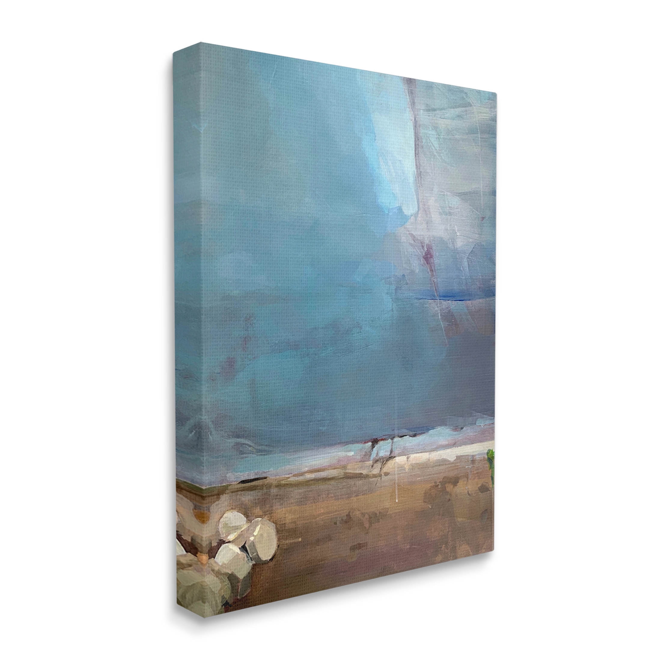 Abstract Sky Scenery Landscape Abstract Painting Gallery Wrapped Canvas Print Wall Art
