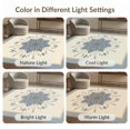 thumbnail image 7 of ODIKA 8'x10' Ultra-Soft Area Rug, Solid Field Nautical Large Navy Interlocking Bblue Extra Boho Playful Expressive None Washable, Bare feet friendly, Silk-Touch for Bedroom, Under Sectional, 7 of 7
