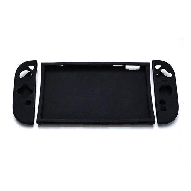 SharkTRUE Silicone Protective Case for Nintendo Switch 2, Split Shell with Grip, Shock Absorption, Anti-Scratch, Black