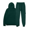 thumbnail image 6 of Jinhomg Mens Sweatsuits 2 Piece Fleece Hooded Sweatshirt and Elastic Waist Cargo Pants Lounge Set Fall Spring Comfy Warm Workout Outfits, 6 of 6