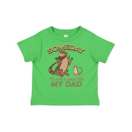 

Inktastic Someday I ll Rock A Beard Like My Dad-Bearded Dragons Boys or Girls Toddler T-Shirt