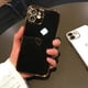 thumbnail image 4 of Bonita funda de TPU suave chapada en oro con forma de corazón para iPhone 16, 15, 11, 12, 13 Pro Max, 14, 16 Plus, X, Xs, Xr, 13 Mini, funda a prueba de golpes con airbag, 4 of 4