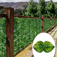 thumbnail image 4 of 2X Artificial Leaf Privacy Fence Roll Wall Landscaping Fence Privacy Fence Screen Outdoor Garden Backyard Balcony Fence, 4 of 6